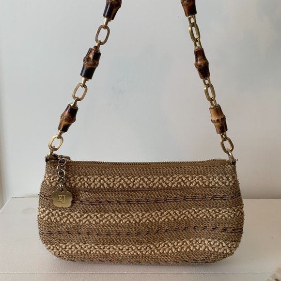 ERIC JAVITS Small Woven Handbag - Picture 2 of 14